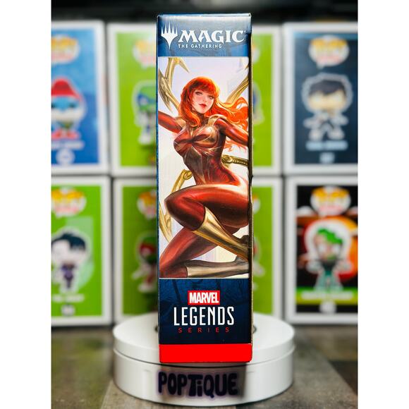 Spider-Man Marvel Legends MTG Mary Jane Watson (Iron Spider) Figure and Card - Picture 5 of 6